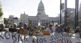 Marcha de Jubilados en el Congreso.  FOTO: MARIANO SANCHEZ/ NA