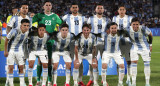 La formación de Argentina vs Uruguay. Foto: EFE/Raúl Martínez