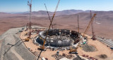 Construcción del Telescopio Extremadamente Grande (ELT). Foto: European Southern Observatory