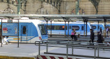 Estación de Retiro; tren de la línea Mitre. Foto: NA (Damián Dopacio)