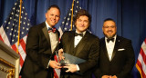 Javier Milei en la gala American Patriots Gala. Foto: Presidencia.