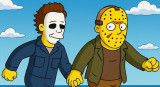 Imágen hecha por el "Modo Los Simpson" con ChatGPT. Fuente: X@@wickedHDlogos