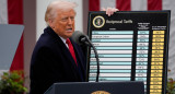 Aranceles de Donald Trump. Foto: EFE/Kent Nishimura
