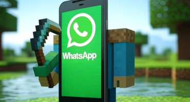 Modo Minecraft en WhatsApp. Fuente: Grok