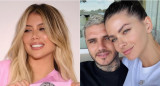 Wanda Nara, Mauro Icardi y la China Suárez. Fotos: Instagram @wanda_nara/@sangrejaponesa