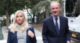 Virginia Giuffre y su abogado, David Boies,Fuente: REUTERS/Shannon Stapleton