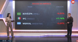 Bolsa de valores, miércoles 30 de abril de 2025. Foto: Canal 26.