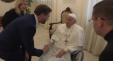 JD Vance junto al Papa Francisco. Foto: captura de video