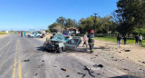 Violento accidente en Ruta 88. Foto: Policía.