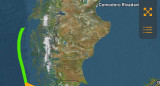 Sismo a 240 kilómetros de Tierra del Fuego. Foto: Captura.