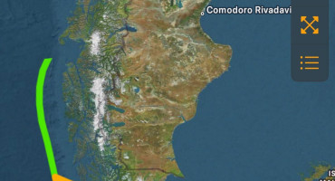 Sismo a 240 kilómetros de Tierra del Fuego. Foto: Captura.