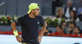 Francisco Cerúndolo en el Masters 1000 de Madrid. Foto: EFE.