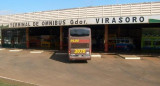 Terminal de micros de Virasoro, Corrientes. Foto: archivo NA