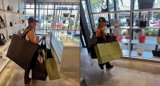 La China Suárez de compras en Miami. Foto: captura video