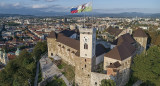 Castillo medieval en Liubliana, Eslovenia. Fuente: Wikipedia