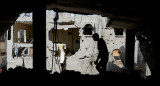 Las ruinas de la Franja de Gaza. Foto: Reuters/Hatem Khaled.