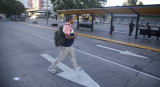 Paro de colectivos; paro de transporte. Foto: NA (Marcelo Capece)