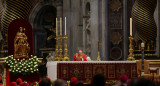 Giovanni Battista Re, el cardenal decano. Foto: REUTERS/Murad Sezer.
