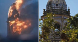 La escena del Eternauta con la cúpula incendiada