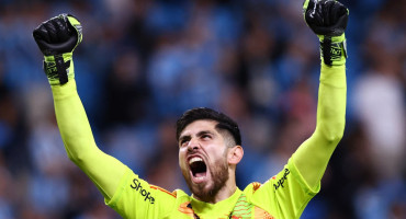 Agustín Rossi, arquero de Flamengo. Foto: Reuters (Diego Vara)