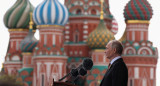 Vladimir Putin en su discurso por el Día de la Victoria. Foto: REUTERS/Vyacheslav Prokofyev