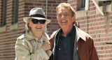 Meryl Streep y Martin Short, a los besos en el set de "Only Murders In The Building". Foto: NA/redes