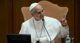 León XIV ante cardenales en el Vaticano. Foto: REUTERS.