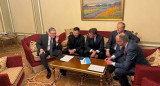 Volodimir Zelenski junto a Friedrich Merz, Emmanuel Macron, Keir Starmer y Donald Tusk. Foto: REUTERS.