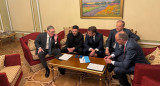 Volodimir Zelenski junto a Friedrich Merz, Emmanuel Macron, Keir Starmer y Donald Tusk. Foto: REUTERS.
