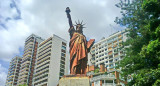 Estatua de la Libertad en Argentina. Fuente: Instagram @fotos.antiguas.ba