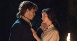Jamie y Claire en Outlander. Foto Instagram @outlander_starz