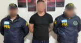 La detención del empleado que estafa clientes del Banco Nación. Foto: Prensa PFA.