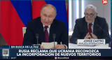 Jorge Castro sobre el encuentro entre Putin y Zelenski en Turquía. Foto: Captura de video.