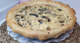 Tarta de champiñón. Foto: captura de YouTube