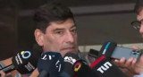 Carlos Baccini, acompañante terapéutico de Diego Maradona. Foto: NA.