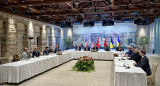 Encuentro de delegaciones de Ucrania y Rusia en Turquía. Foto: EFE
