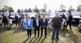 Fernando Espinoza y Axel Kicillof sumaron patrulleros y efectivos a La Matanza. Foto: Prensa