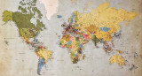 Mapa del mundo. Foto Unsplash