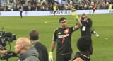 La emoción del Dibu Martínez. Foto: X @tkenny46