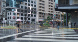 Lluvias en Buenos Aires. Foto: NA