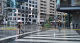 Lluvias y tormentas en Buenos Aires. Foto: NA.