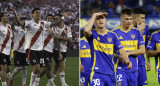 River y Boca, fútbol argentino. Fotos: NA