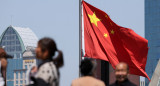 La bandera de China, firme en Shangai. Foto: Reuters/Go Nakamura