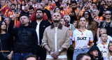 La China Suárez y Mauro Icardi en el Galatasaray con los hijos de la actriz. Foto X @florexplica