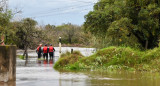 Inundaciones en Buenos Aires. Foto: Prensa Min. Defensa