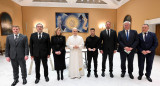 Volodimir Zelenski y el papa León XIV. Foto: Reuters/Vatican Media/Simone Risoluti