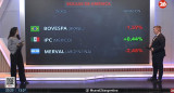 Bolsa de valores, miércoles 21 de mayo de 2025. Foto: Canal 26.