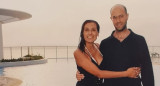 Laura Leguizamón junto a su esposo. Foto: Instagram/laural390