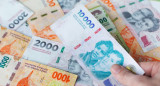 Billetes argentinos; plazo fijo. Foto: NA.