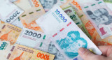 Billetes argentinos; plazo fijo. Foto: NA.